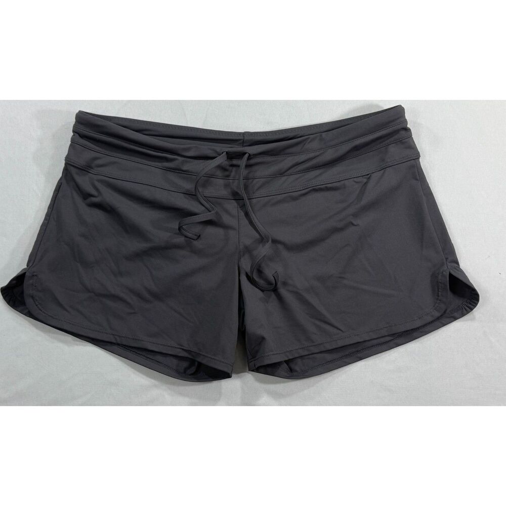 Athleta Charcoal Gray Clearwater Swim Board Shorts Size Small